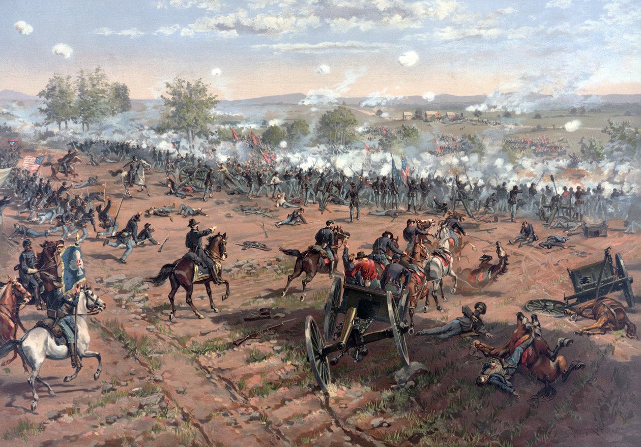 Schlacht von Gettysburg von Thure de Thulstrup