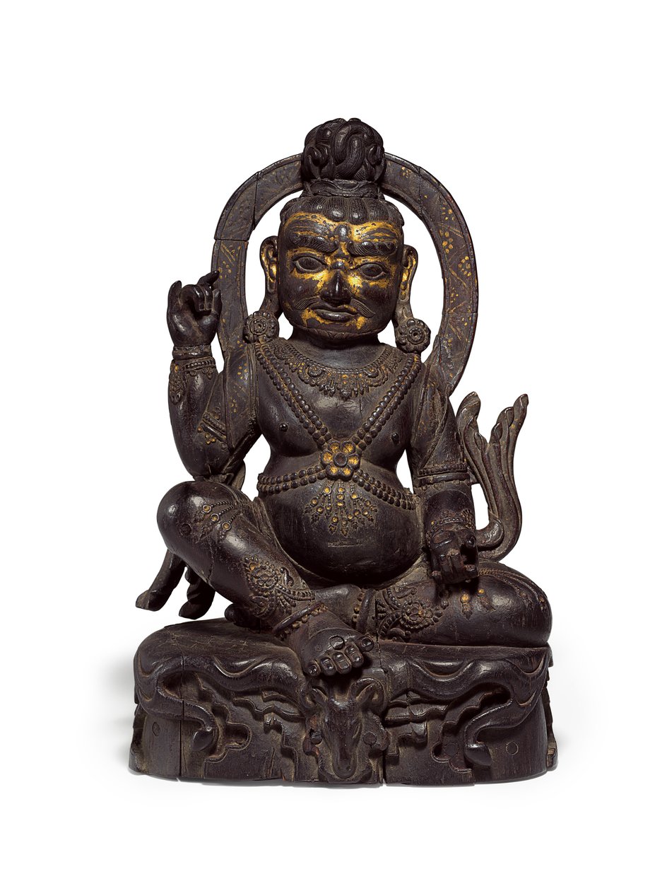 Figur von Mahasiddha von Tibetan School