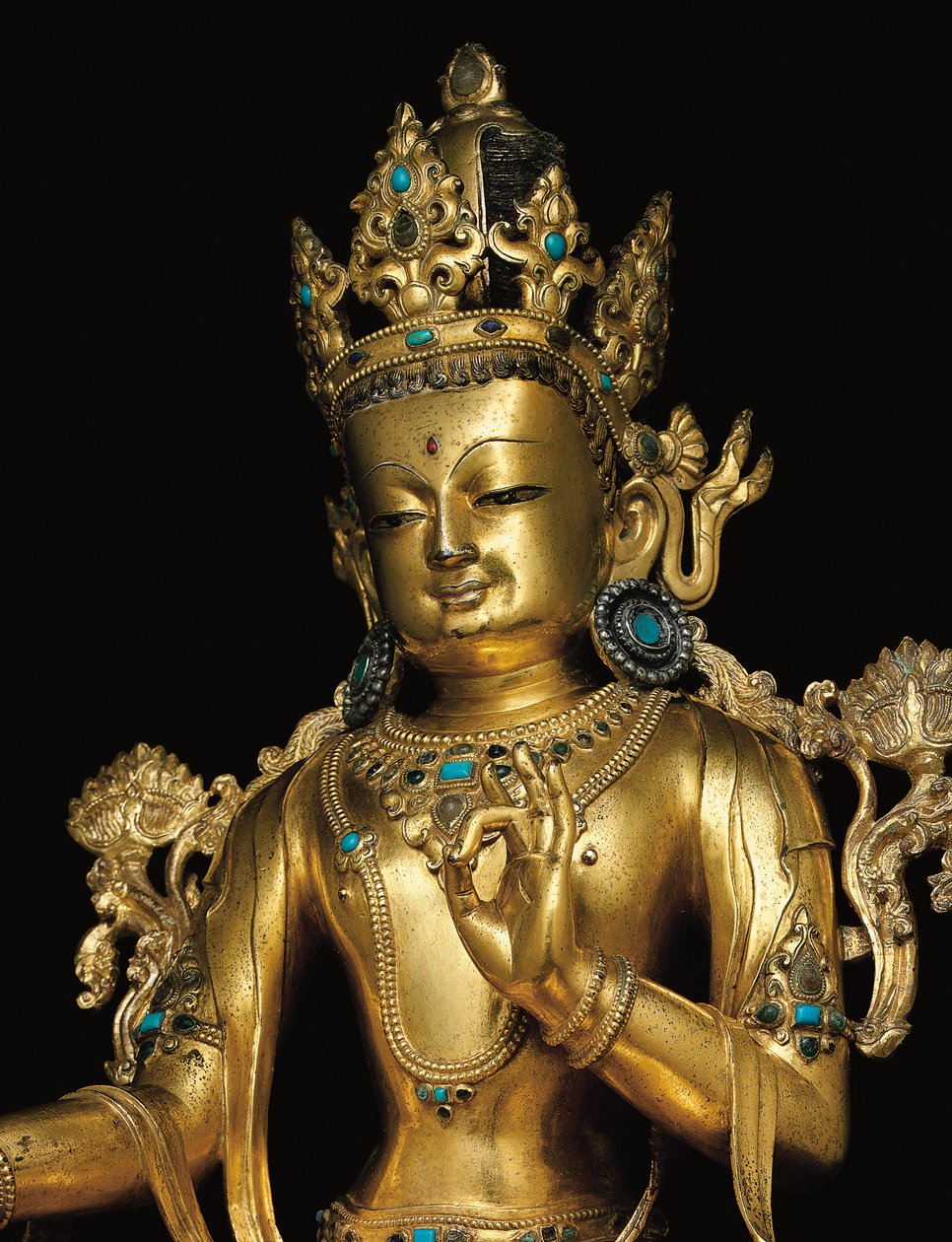 Kaiserliche Figur des Avalokiteshvara von Tibetan School