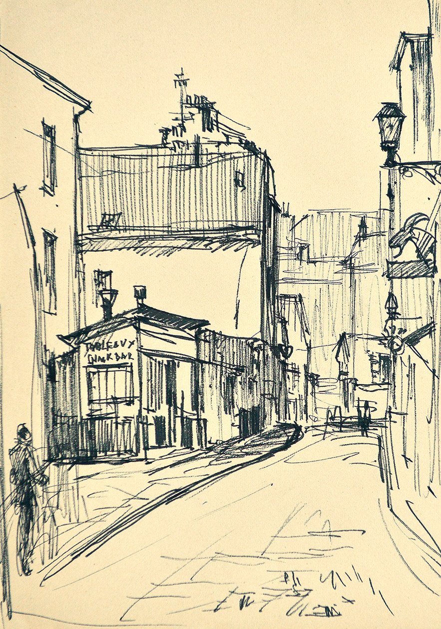Chevalier de la Barre Straße (Paris) von Tibor Dengyel