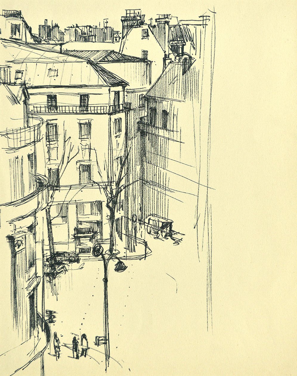 Ecke von Paris von Tibor Dengyel