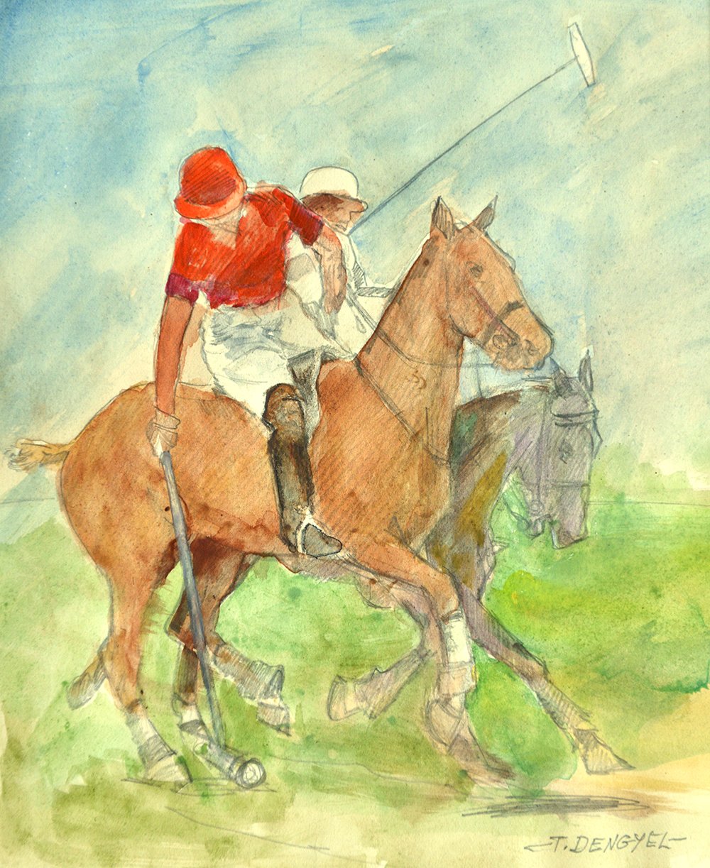 Polospiel von Tibor Dengyel