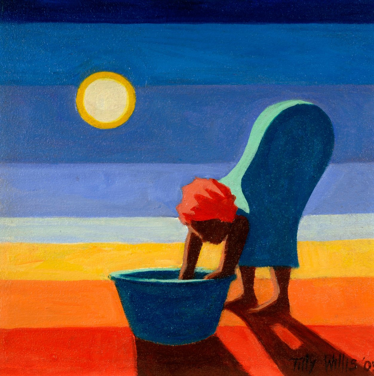 Bückende Frau, 2005 von Tilly Willis