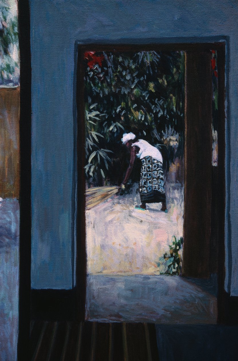 Mädchen beim Kehren III, 2002 von Tilly Willis
