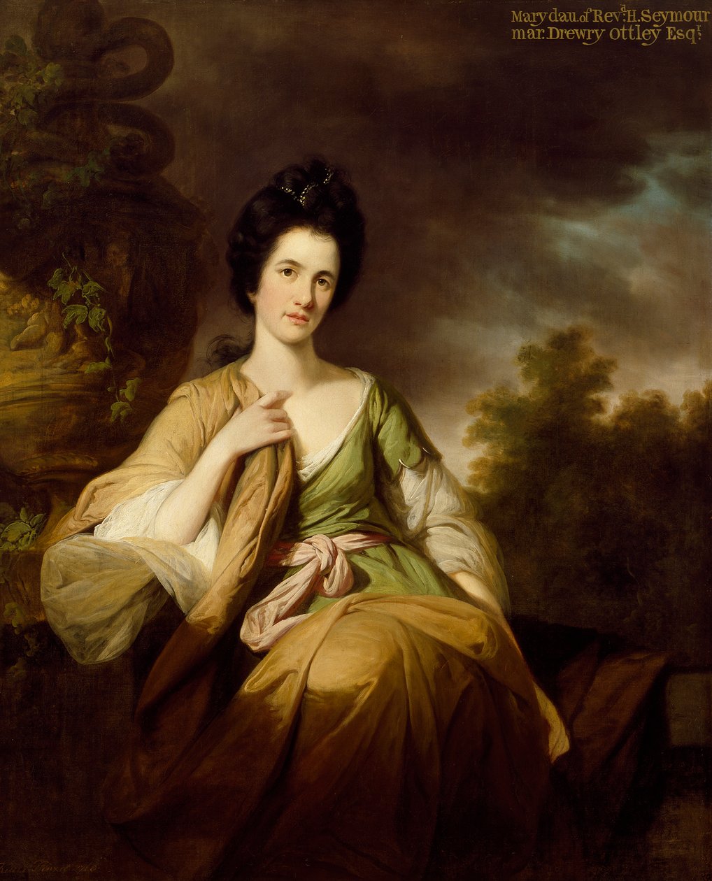 Mrs. Drewry Ottley, 1768 von Tilly Kettle
