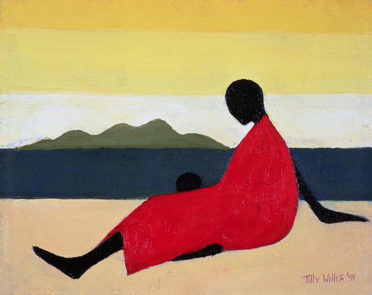 Mutter und Kind, 1991 von Tilly Willis