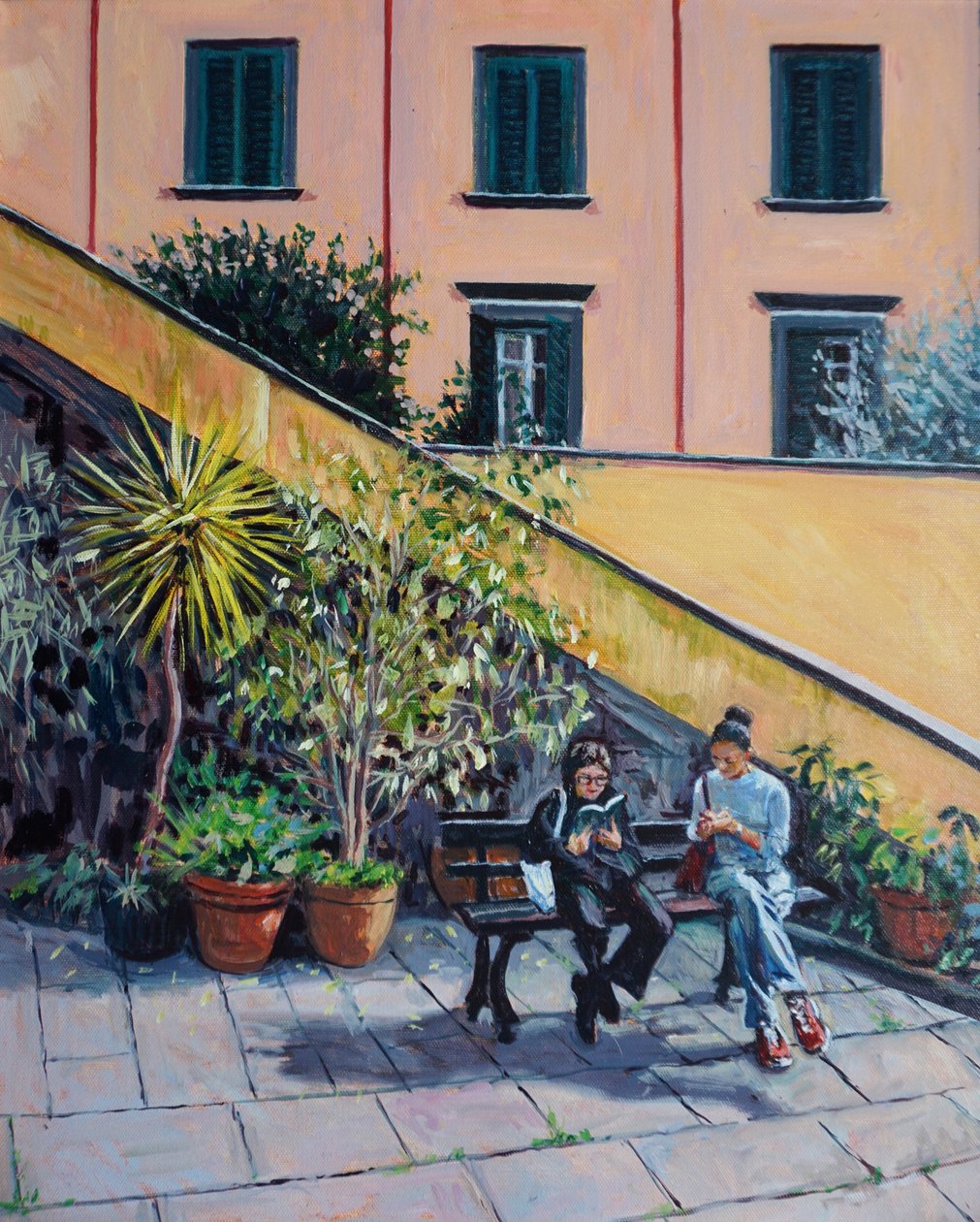 Auf der Bank von Tilly Willis