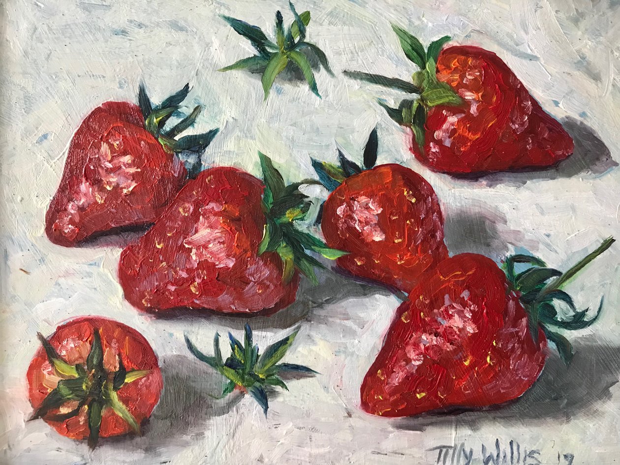Erdbeeren, 2019 von Tilly Willis