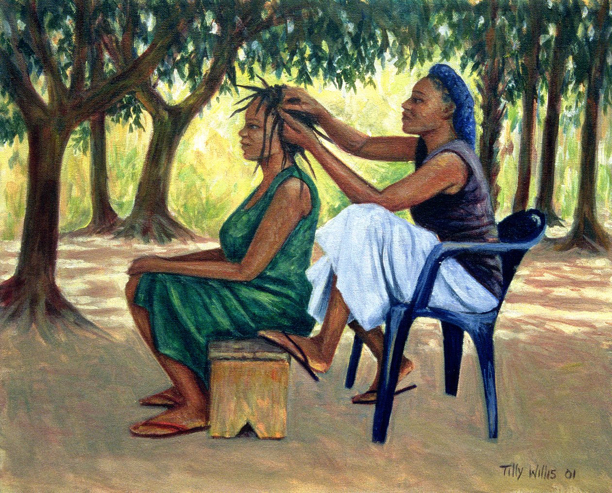 Der Friseur, 2001 von Tilly Willis