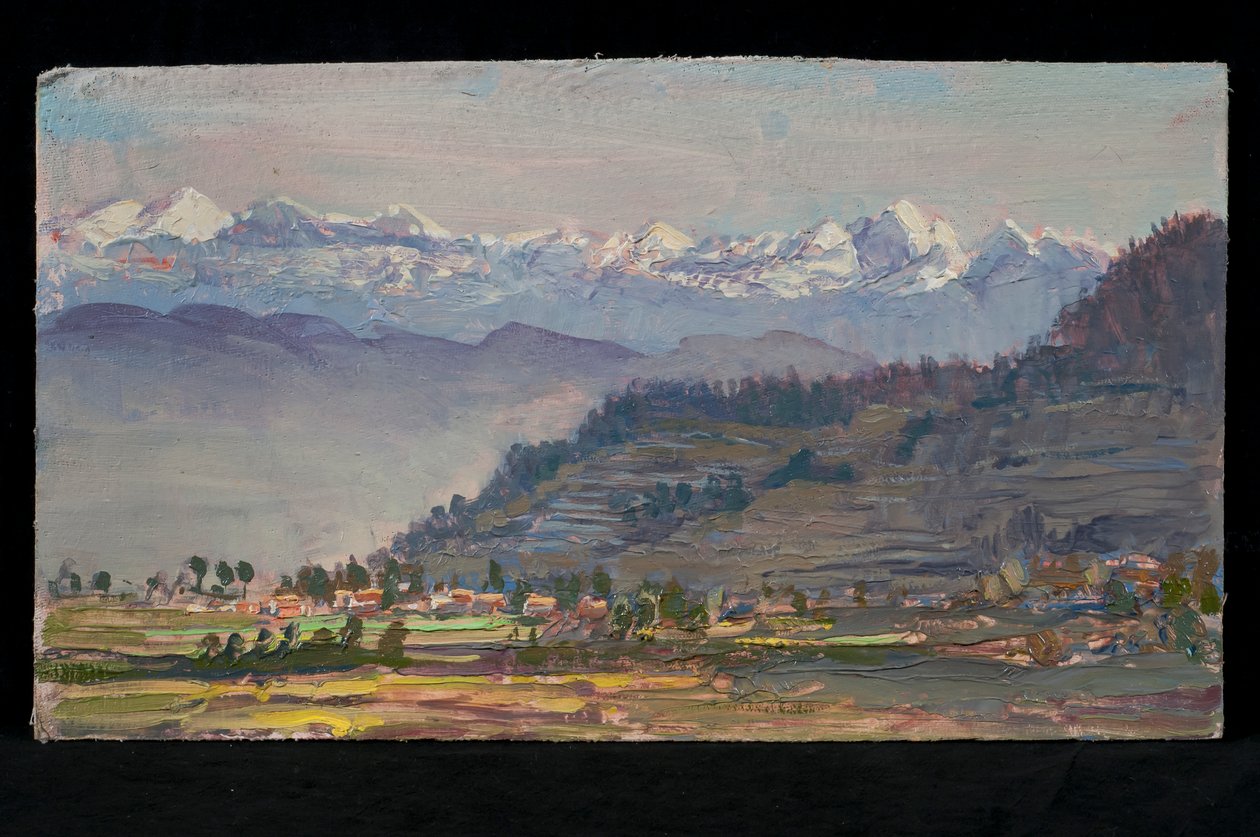 Gimash Himal vom Kathmandu-Tal von Tim Scott Bolton