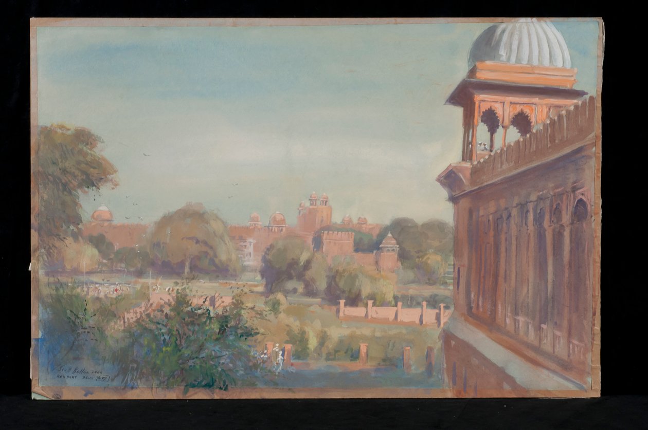 Rotes Fort von Jama Masjid, 2004 von Tim Scott Bolton