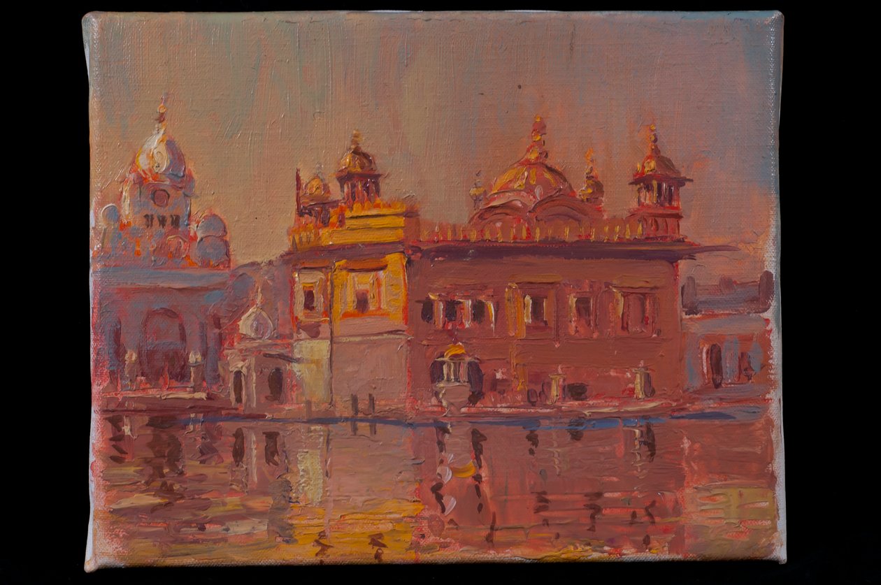 Sonnenuntergang, Amritsar von Tim Scott Bolton