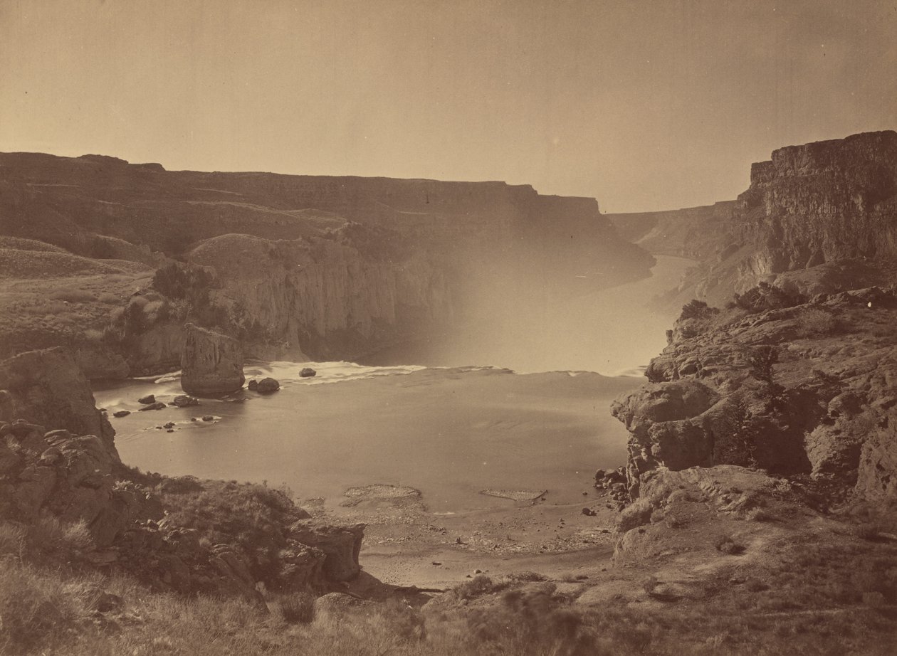 Shoshone Falls, Snake River, Idaho, 1874 von Tim O Sullivan