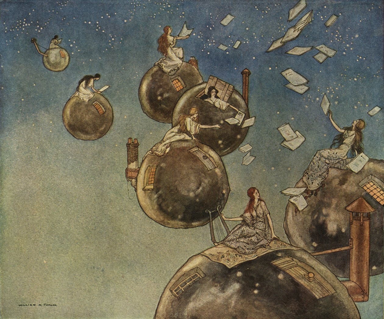 Das Schiff, das zum Mars segelte von Timlin