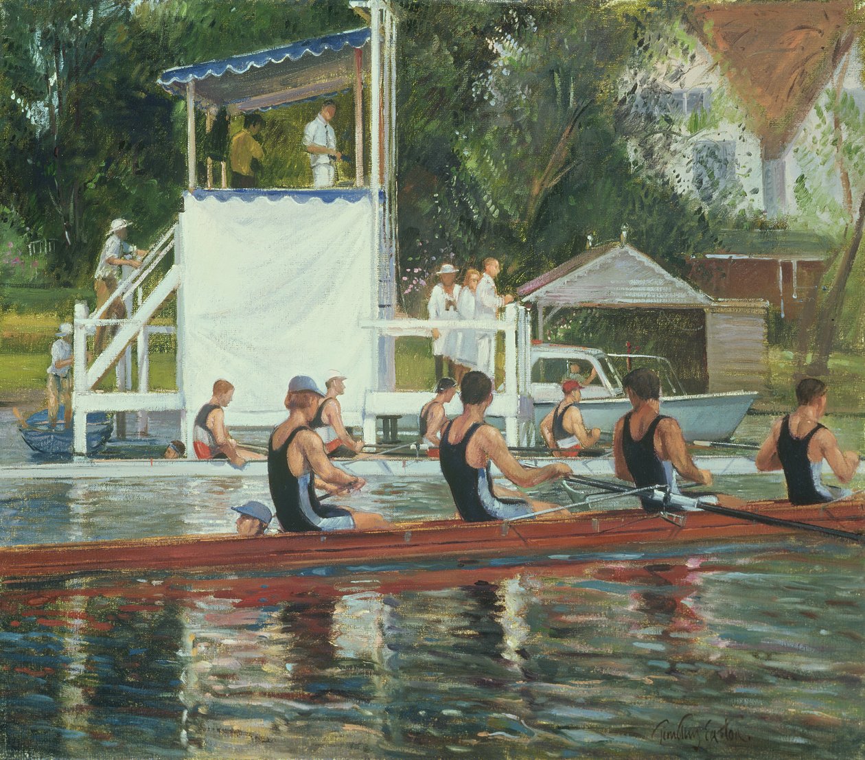 Vor der Druckerei, Henley von Timothy Easton