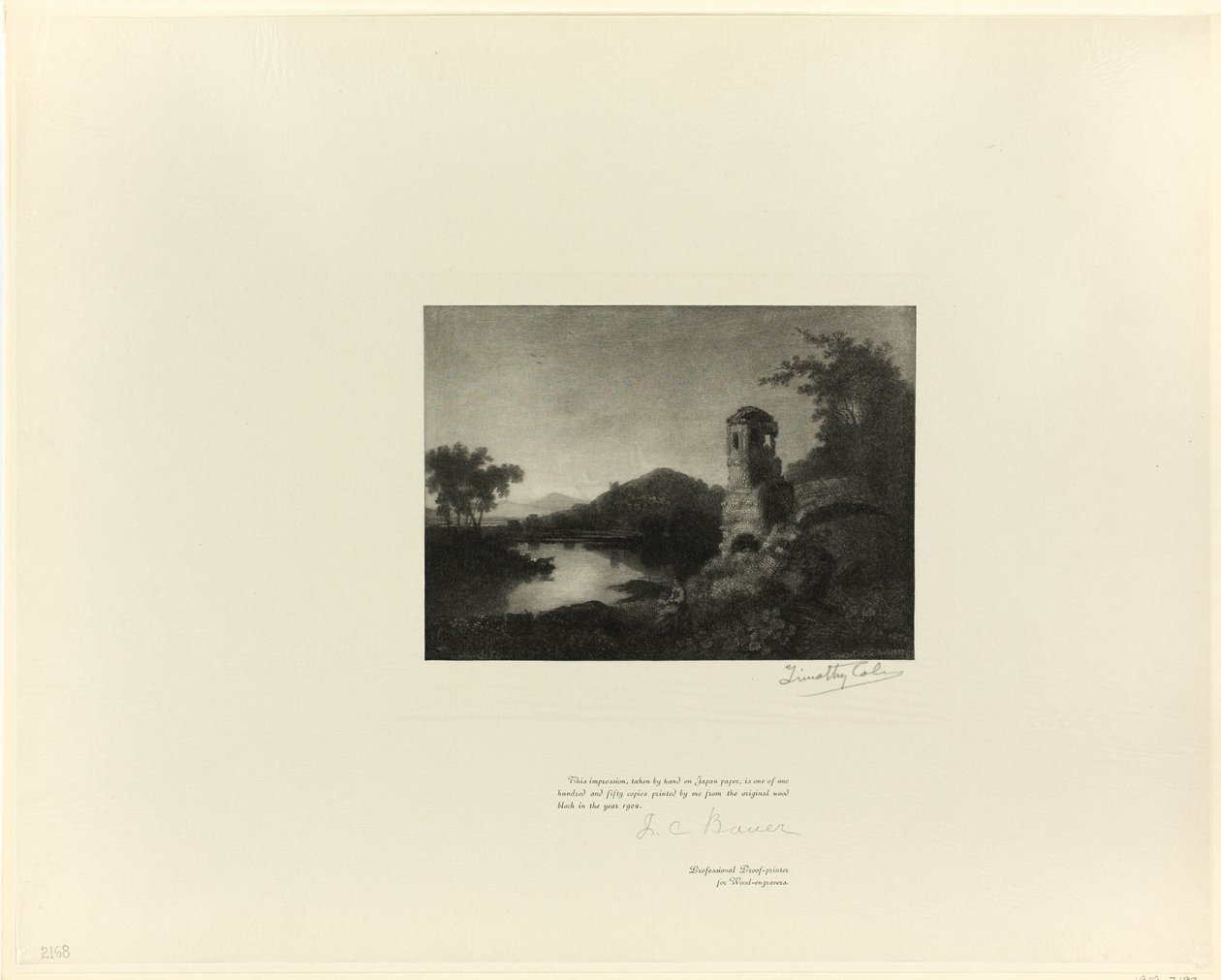 Ciceros Villa, aus Alte englische Meister von Timothy Cole