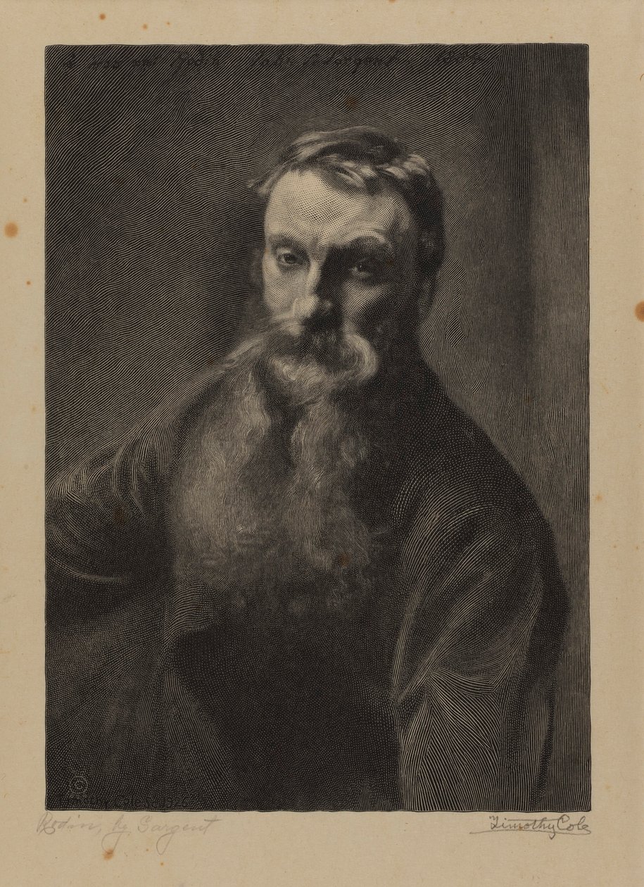 Porträt von Rodin von Timothy Cole