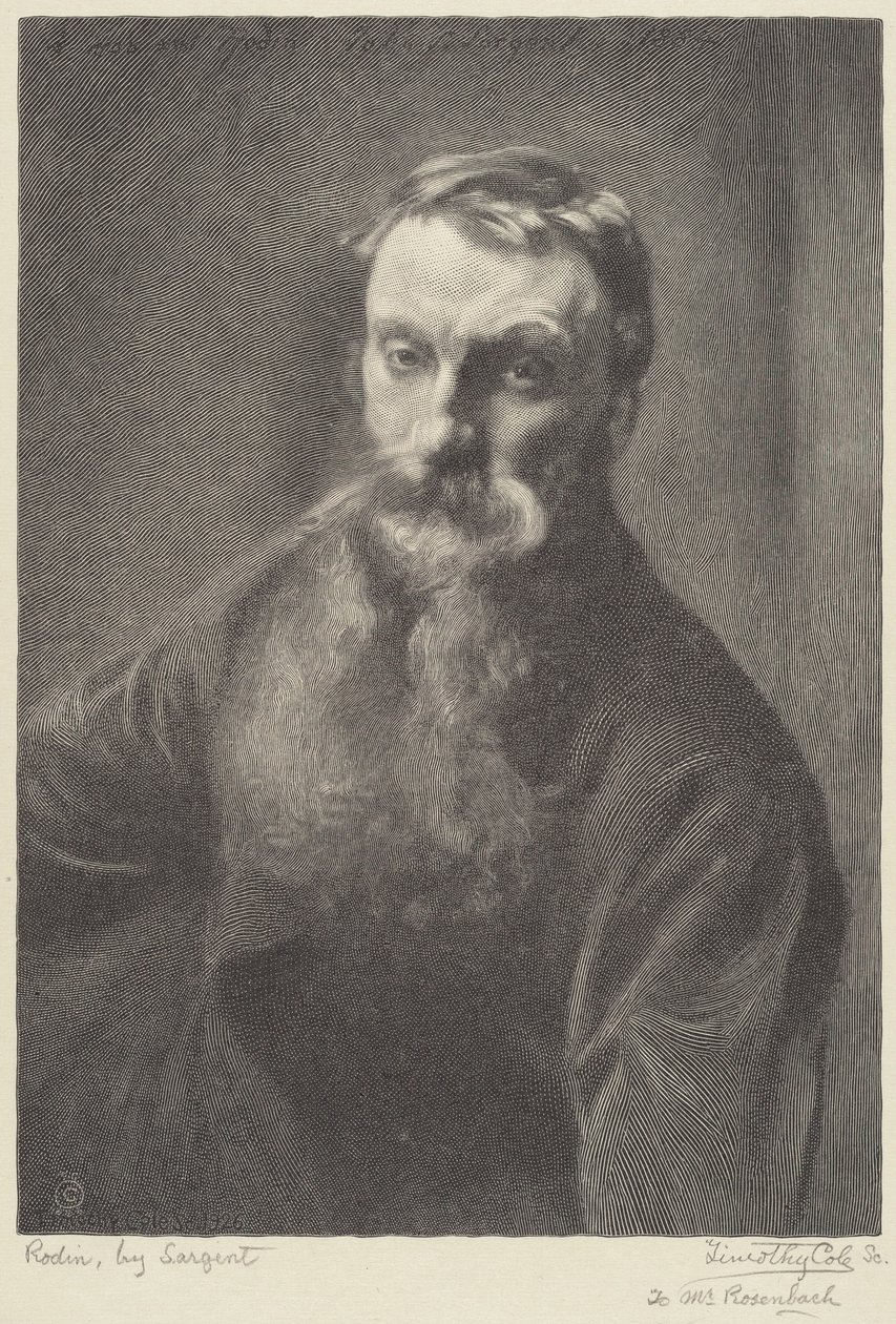 Rodin von Timothy Cole after John Singer Sargent