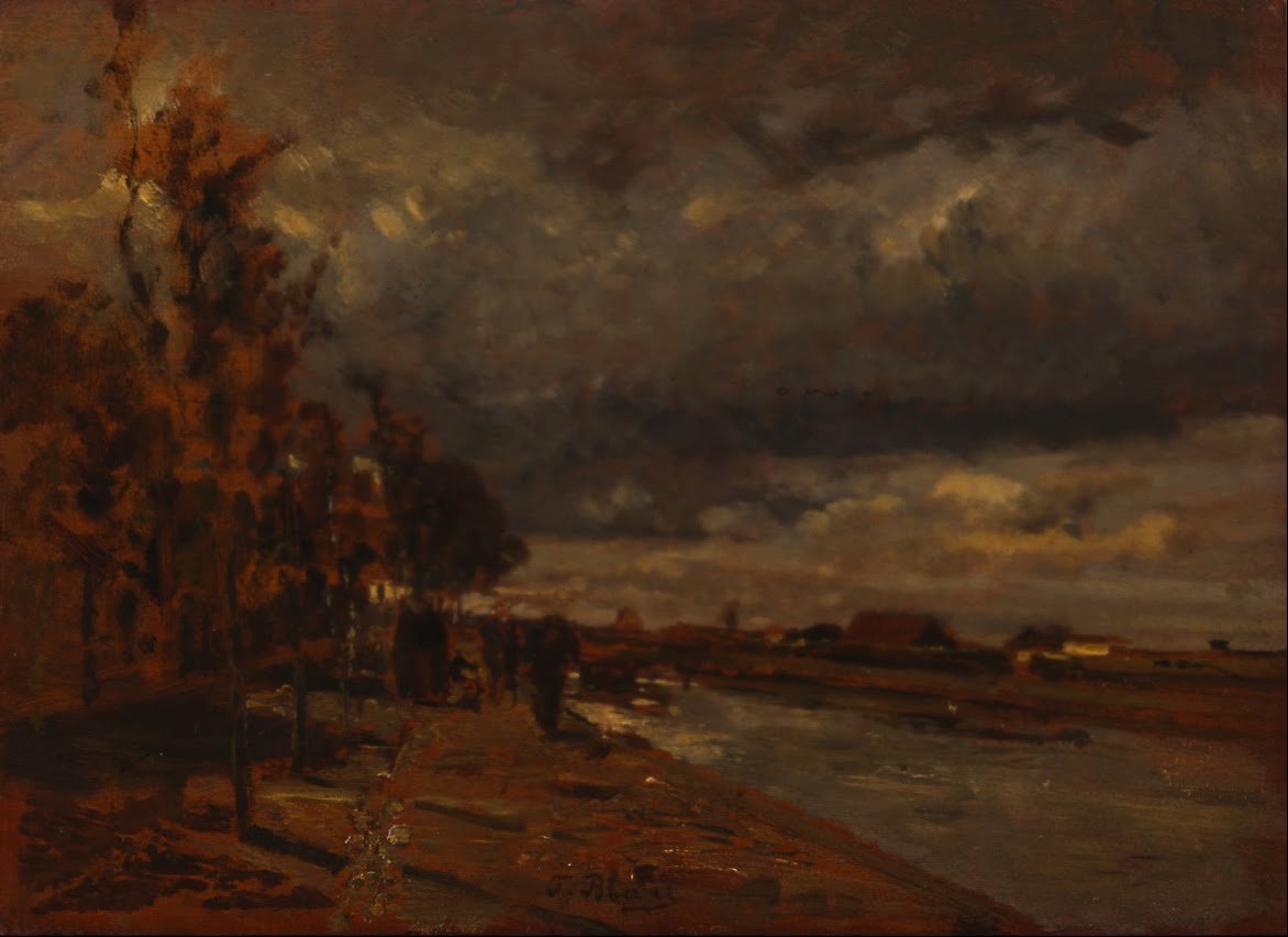 Kanal in Holland von Tina Blau