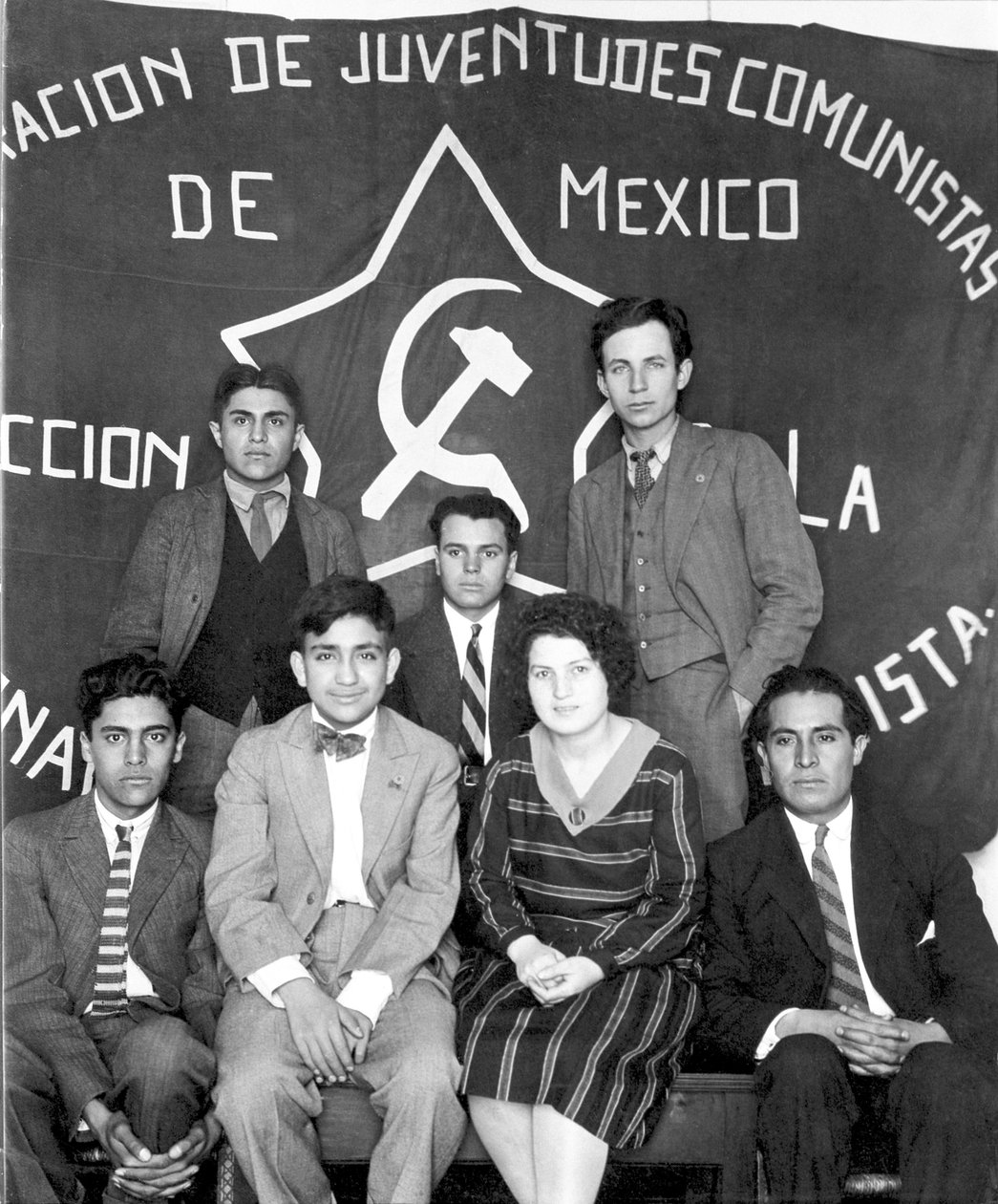 Nationalkomitee der Jugendorganisation der Kommunistischen Partei Mexikos, Mexiko-Stadt, 1928 von Tina Modotti