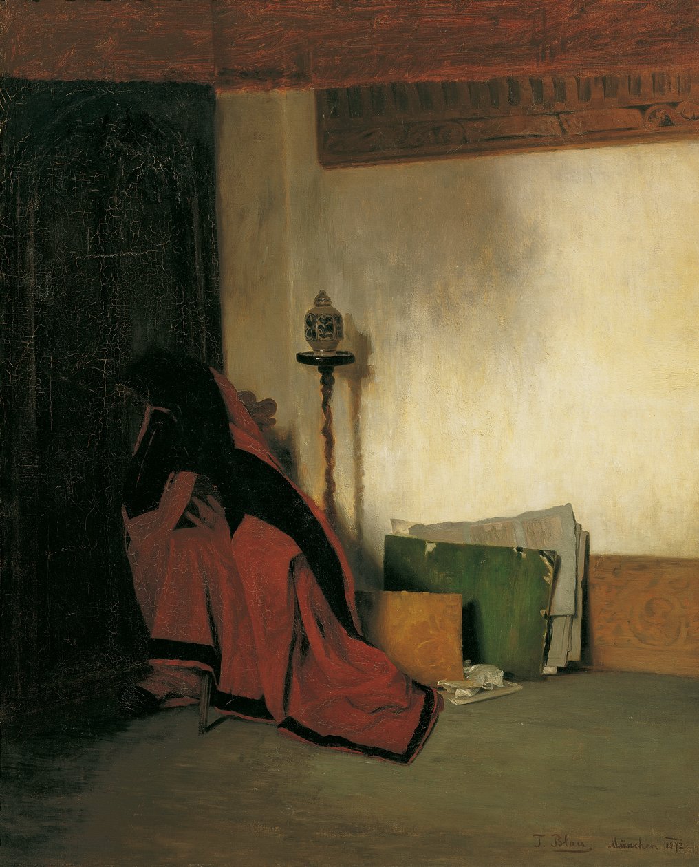 Atelierecke von Tina Blau