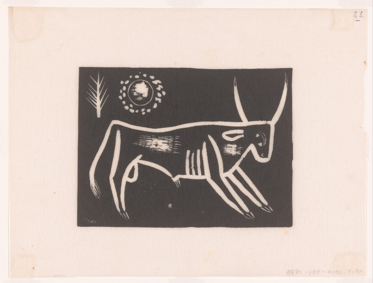 Stier von Tinus van Doorn (signed by artist)