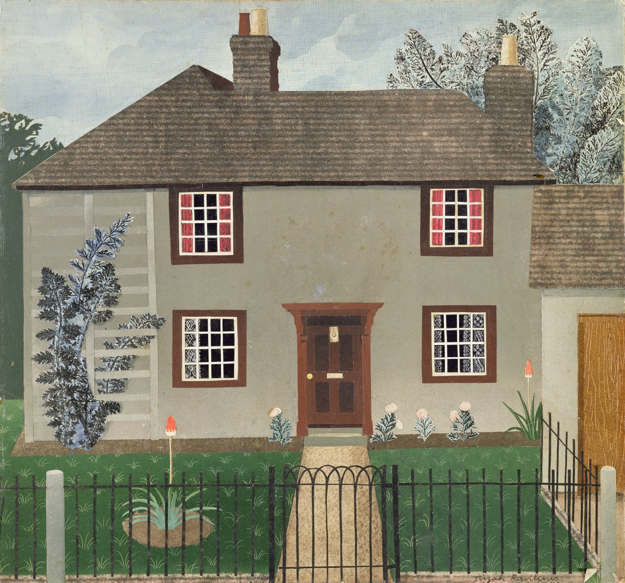 Haus in Great Bardfield von Tirzah Ravilious