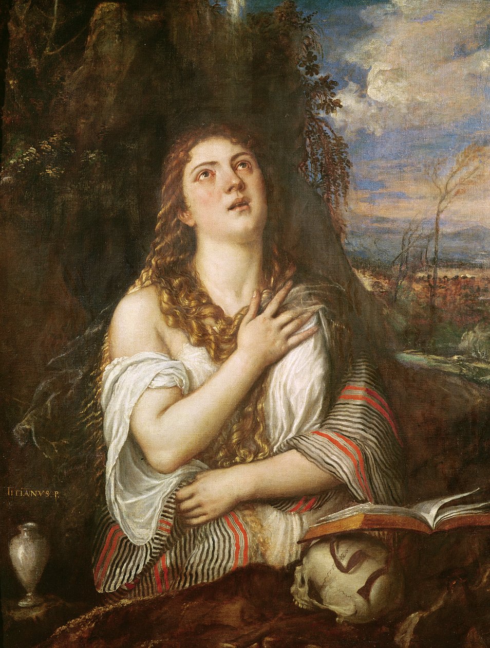 Maria Magdalena in Buße von Tiziano Vecelli