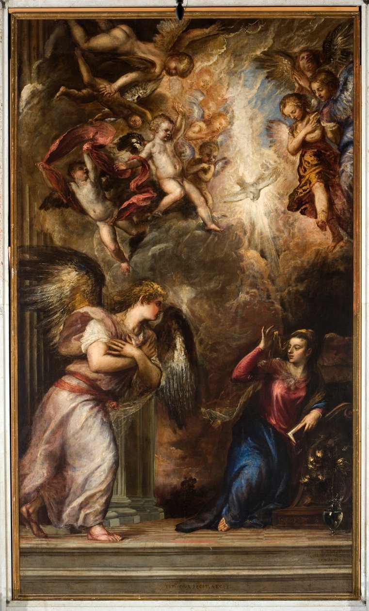 Die Verkündigung von Tiziano Vecelli