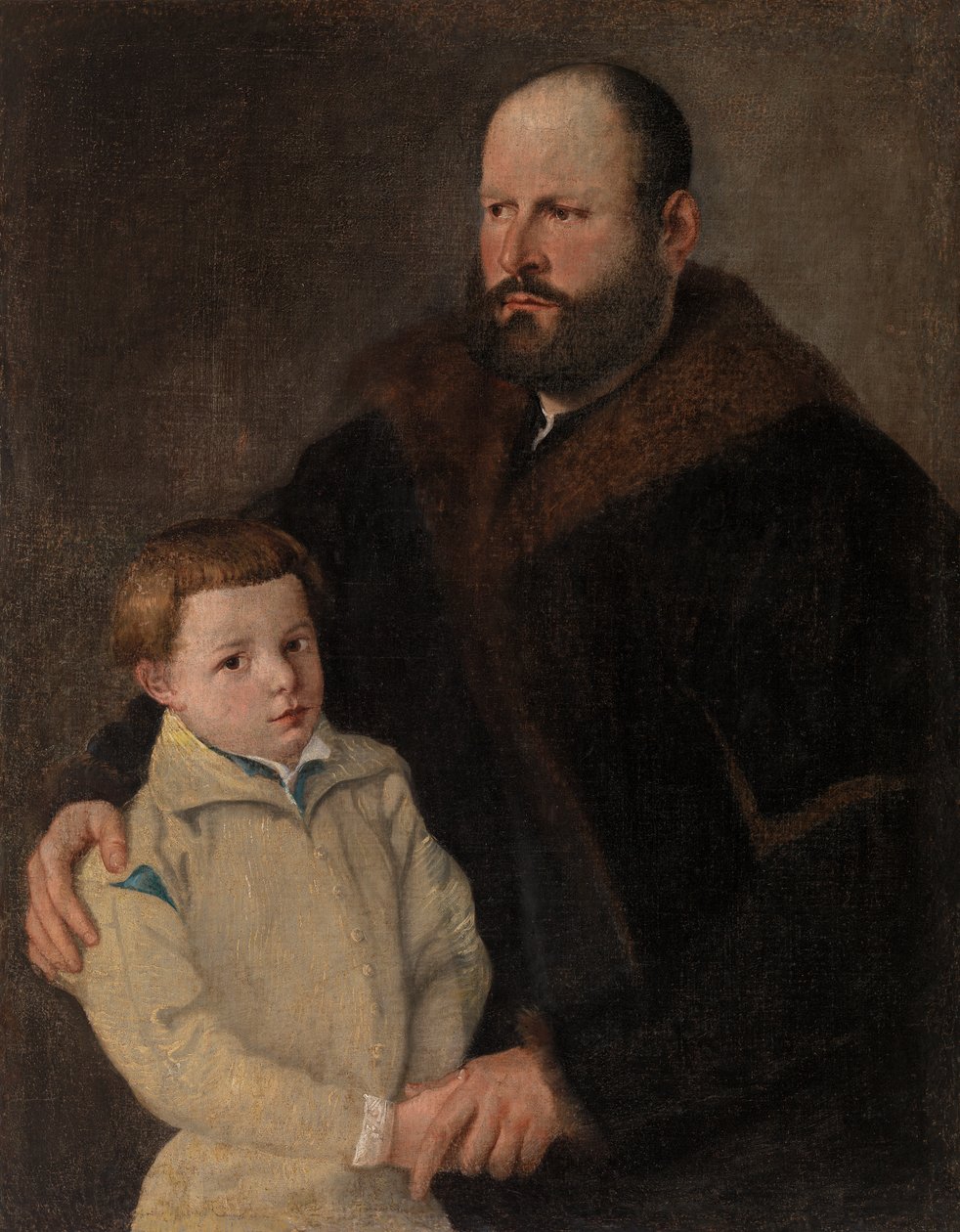 Mann und Junge von Tiziano Vecelli