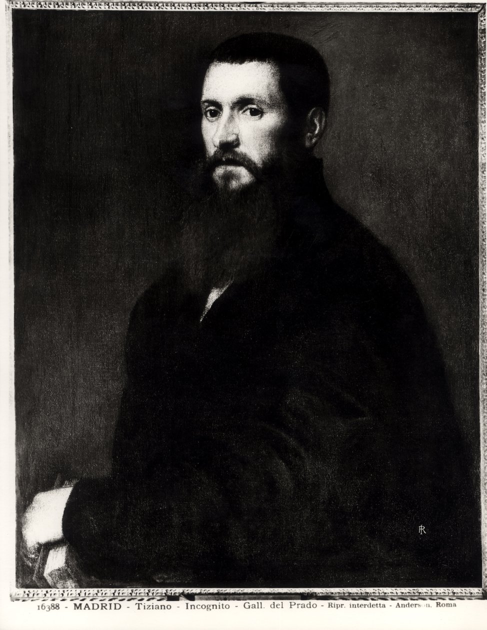 Porträt eines unbekannten Mannes von Tiziano Vecelli