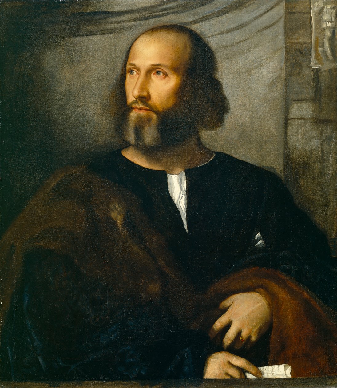 Porträt eines bärtigen Mannes, ca. 1515 von Tiziano Vecelli