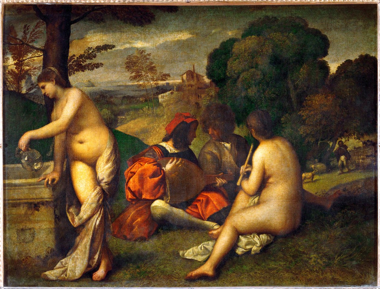 Das ländliche Konzert von Titian (c.1488 1576)