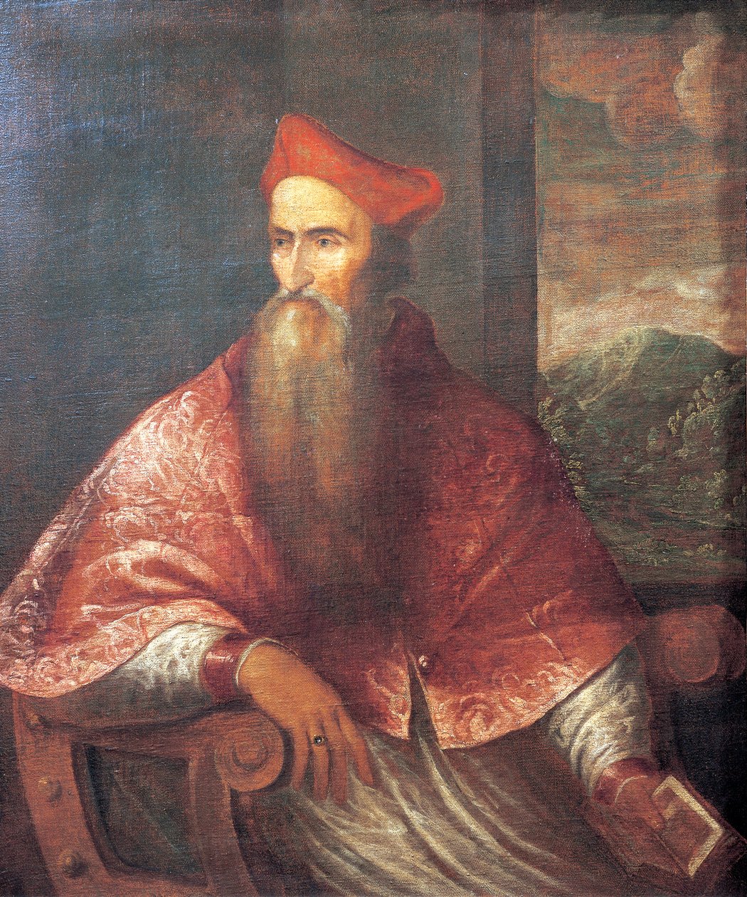 Porträt von Pietro Bembo von Titian (c.1488 1576)