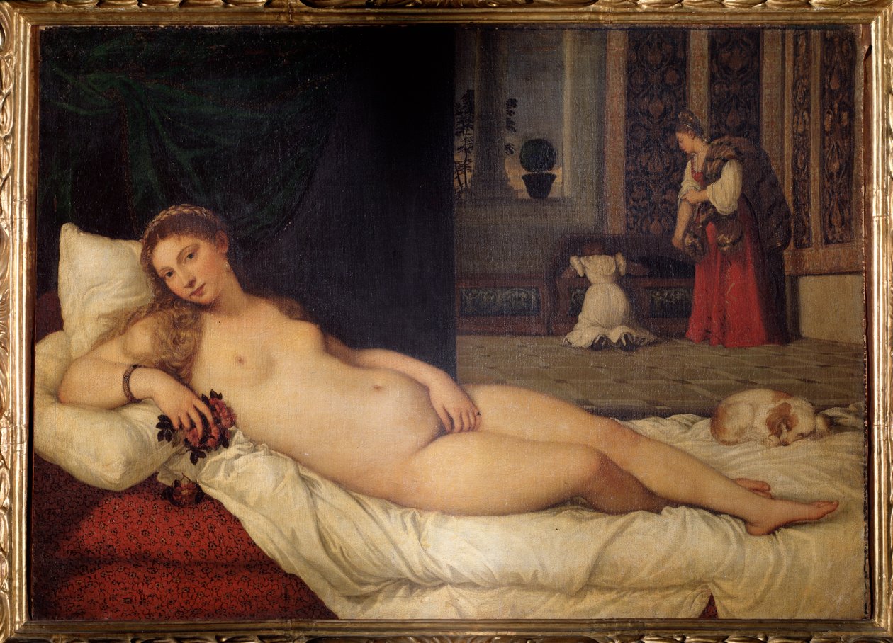 Die Venus von Urbino von Titian (c.1488 1576)