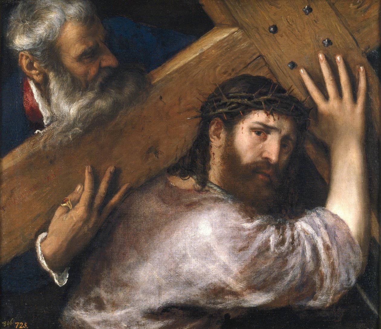 Christus trägt das Kreuz von Tiziano Vecelli