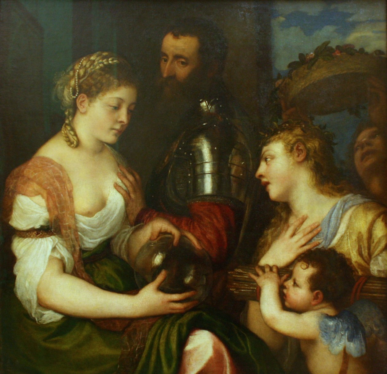 Eheliche Allegorie von Tiziano Vecelli