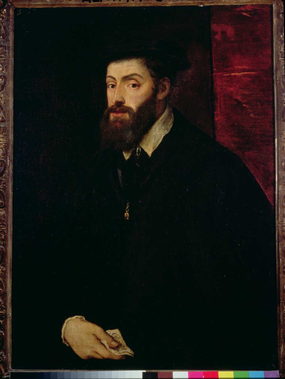 Porträt von Karl V. (1500-58) von Tiziano Vecelli