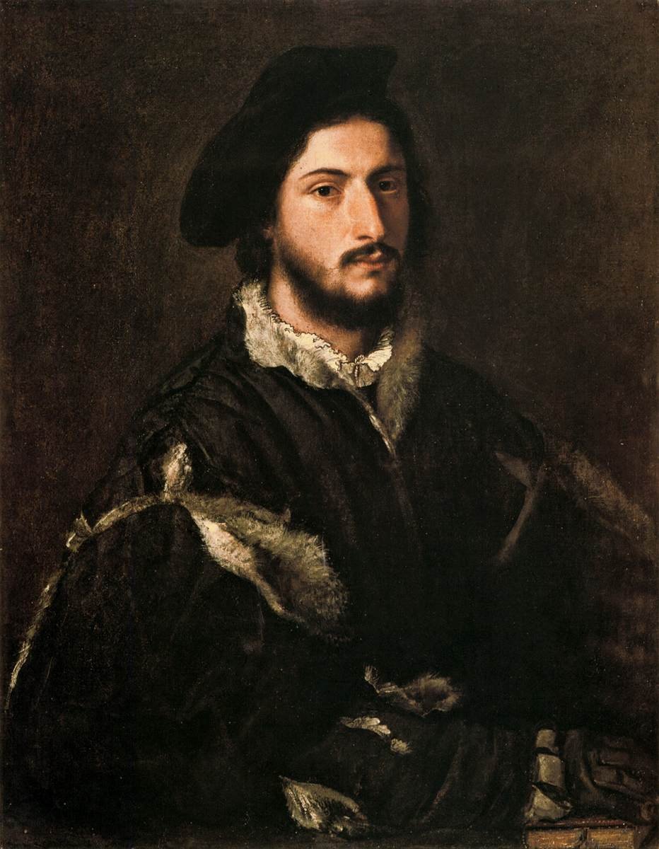 Porträt von Vicenzo Mosti von Tiziano Vecelli