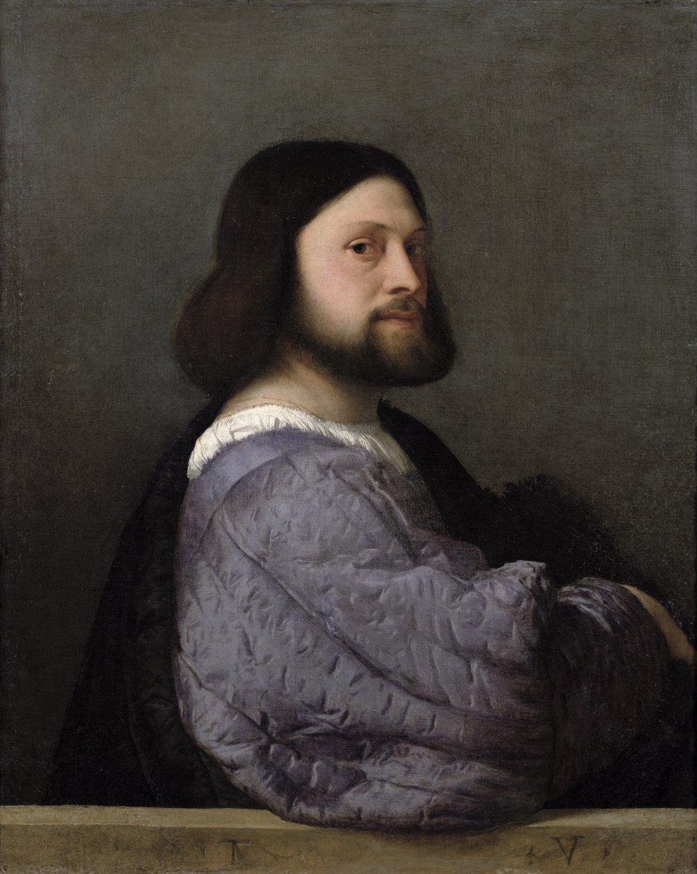 Porträt eines Mannes, ca. 1512 von Tiziano Vecelli