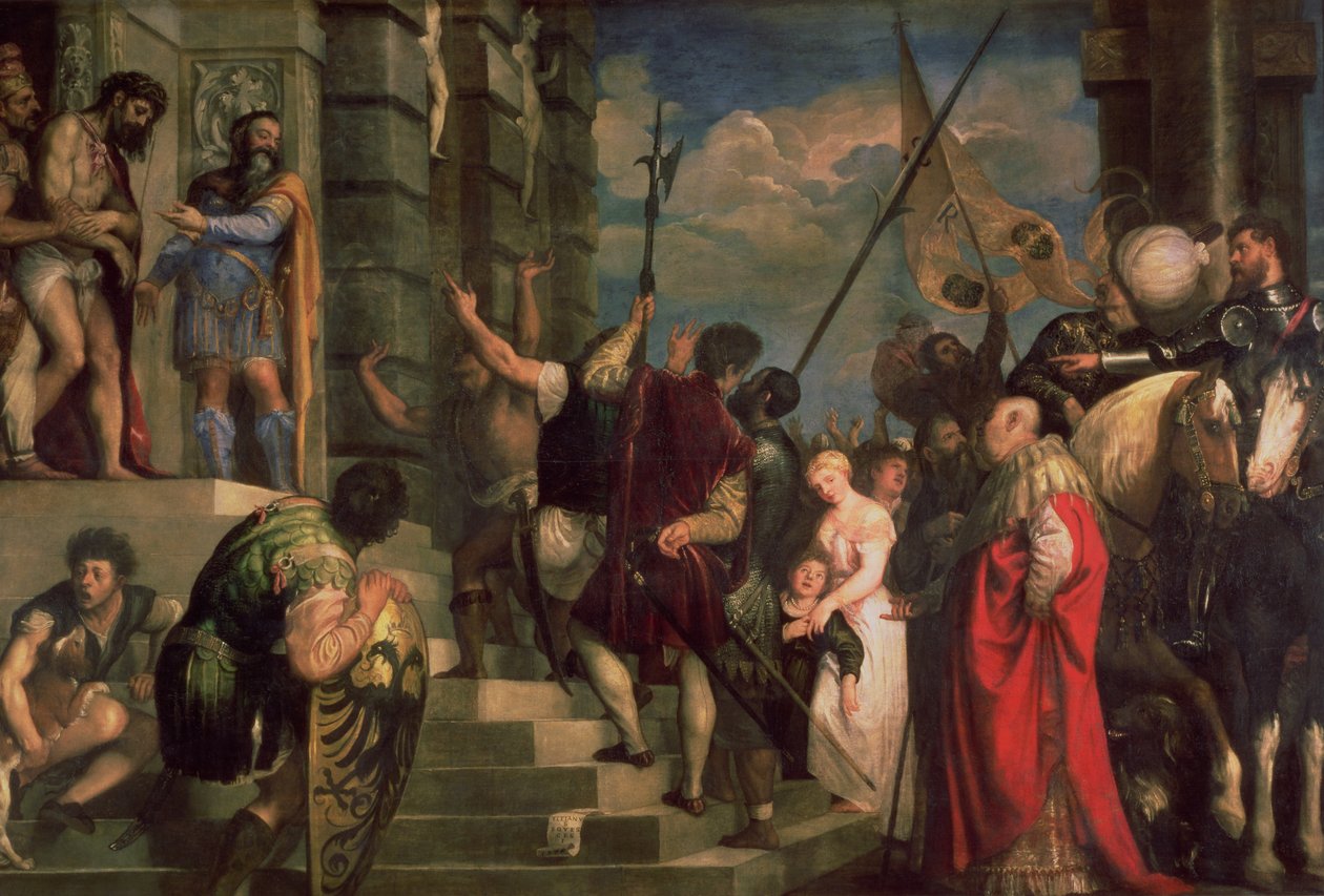 Ecce Homo, 1543 von Tiziano Vecelli