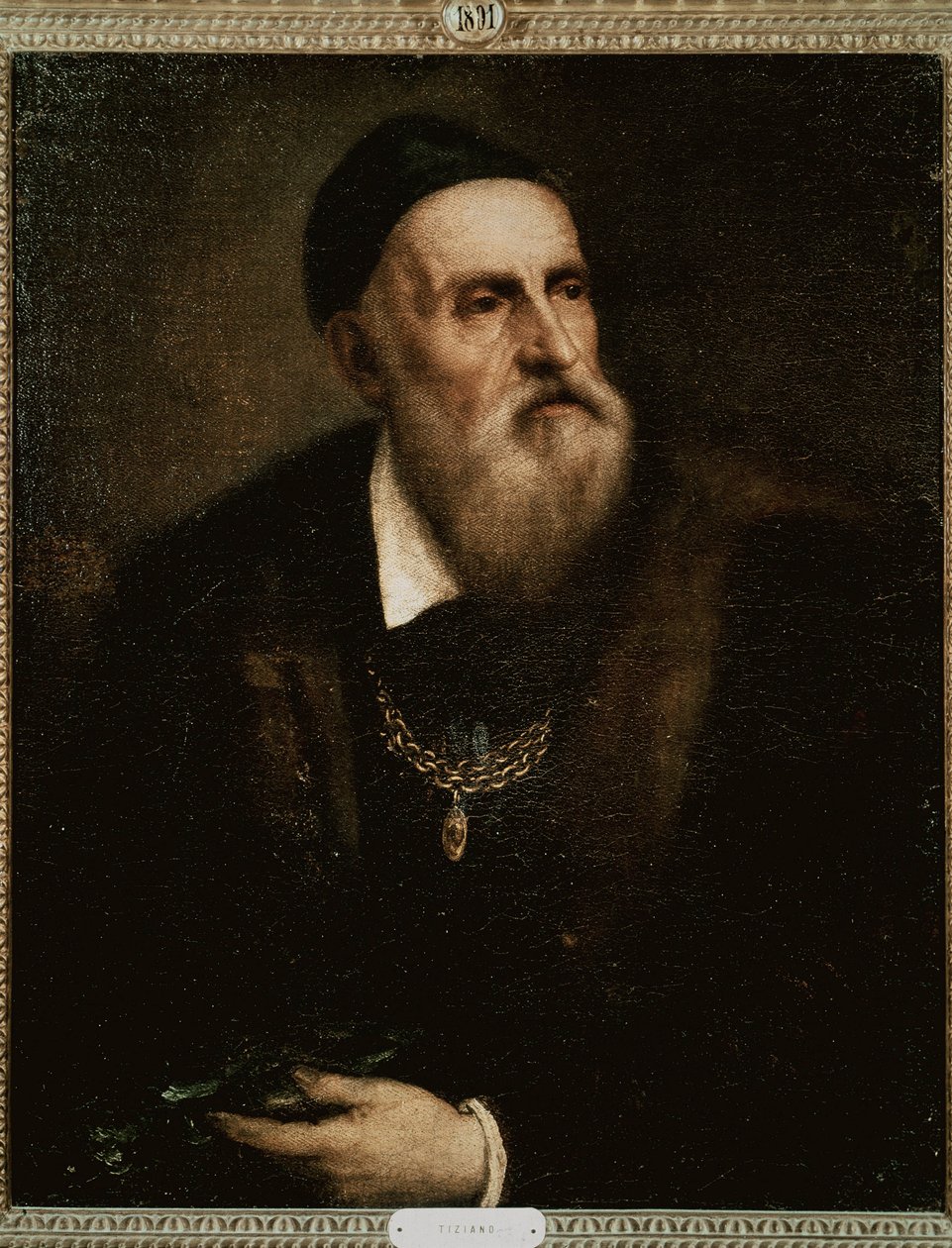 Selbstporträt von Tiziano Vecelli