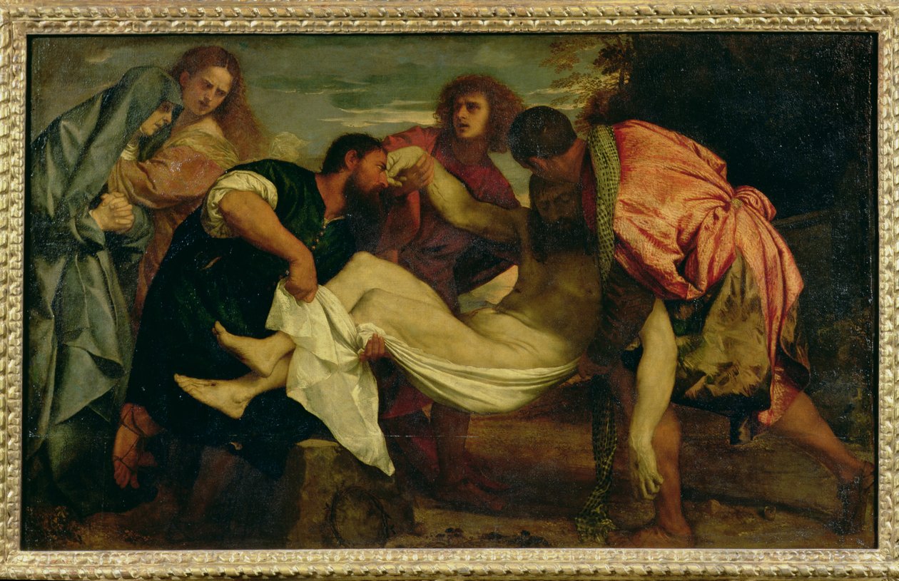 Die Grablegung Christi von Tiziano Vecelli