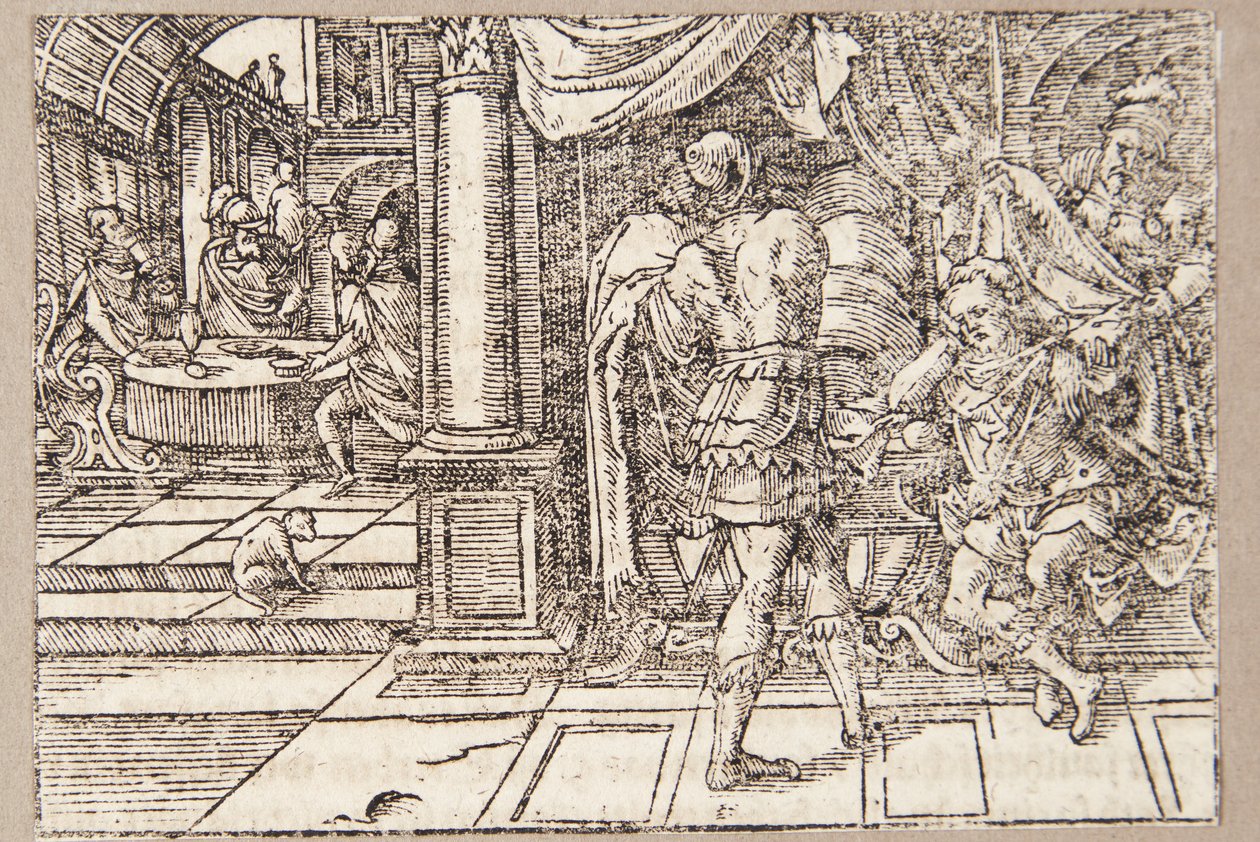 Demetrius stirbt durch Ersticken an Gift von Tobias Stimmer
