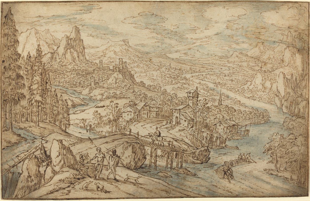 Flusslandschaft von Tobias Verhaecht