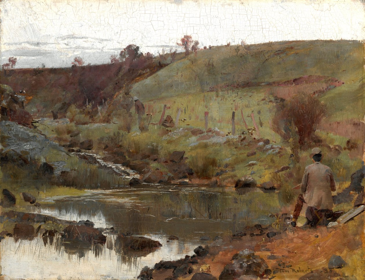 Ein ruhiger Tag am Darebin Creek von Tom Roberts