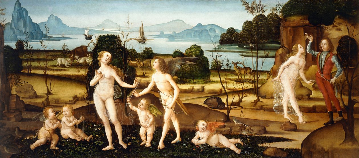 Venus und Adonis von Tommaso Aldrovandini