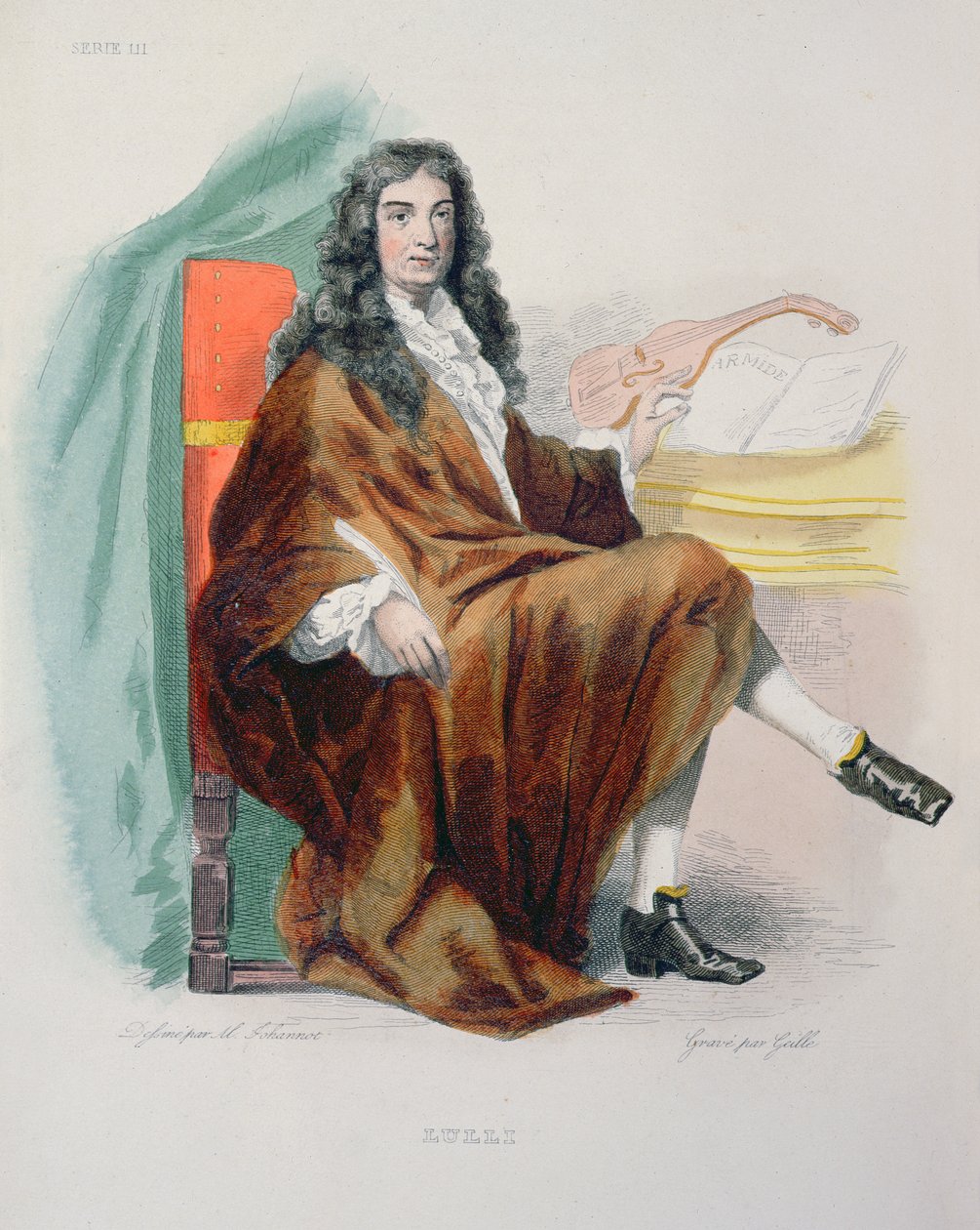 Jean-Baptiste Lully (1632-87) von Tony Johannot