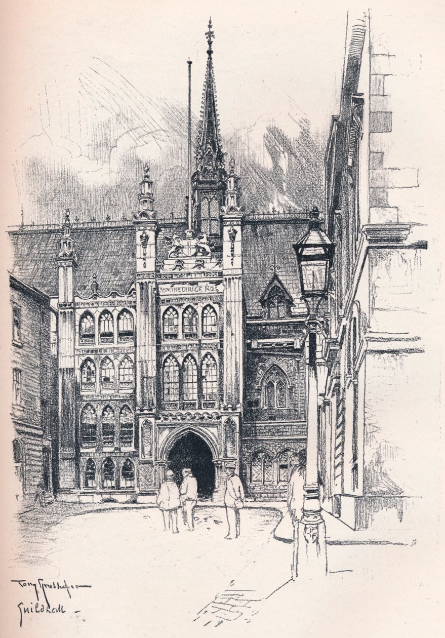 Guildhall, ca. 1902 von Tony Grubhofer