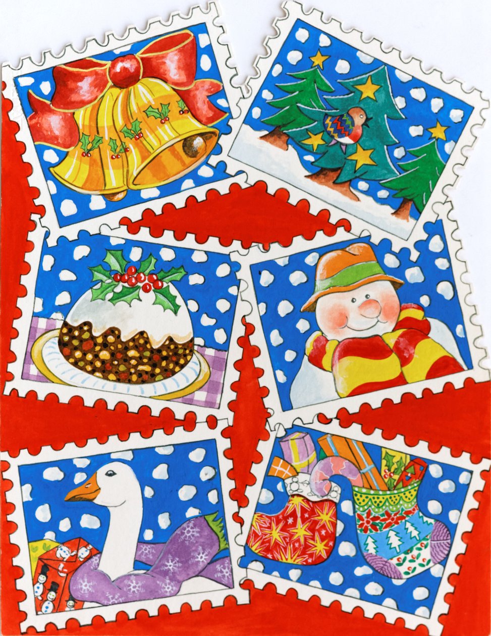 Weihnachtsmarken von Tony Todd